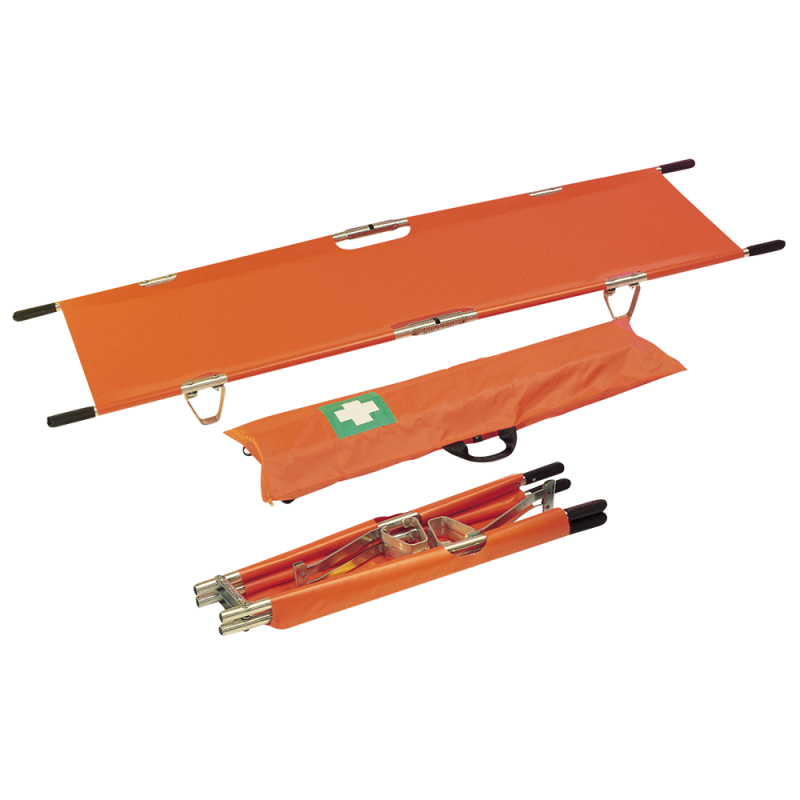 Double Foldable Stretcher with Carrying Bag