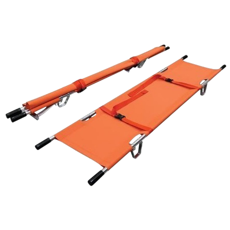 Single Foldable Stretcher with 2 strap