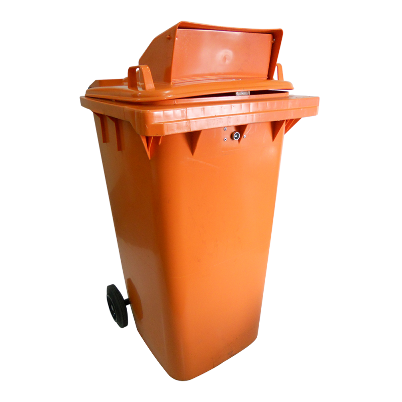 Turbolid Recycle Bin (Orange) (240 Liter)